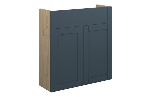 Abbi 600mm Slim Basin Unit - Matt Arley Blue (Oak Cab)